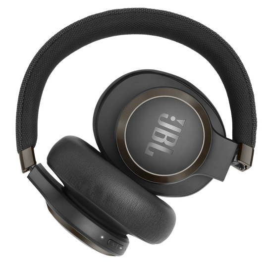 JBL Live 650BTNC - Black - Wireless Over-Ear Noise-Cancelling Headphones - Detailshot 6